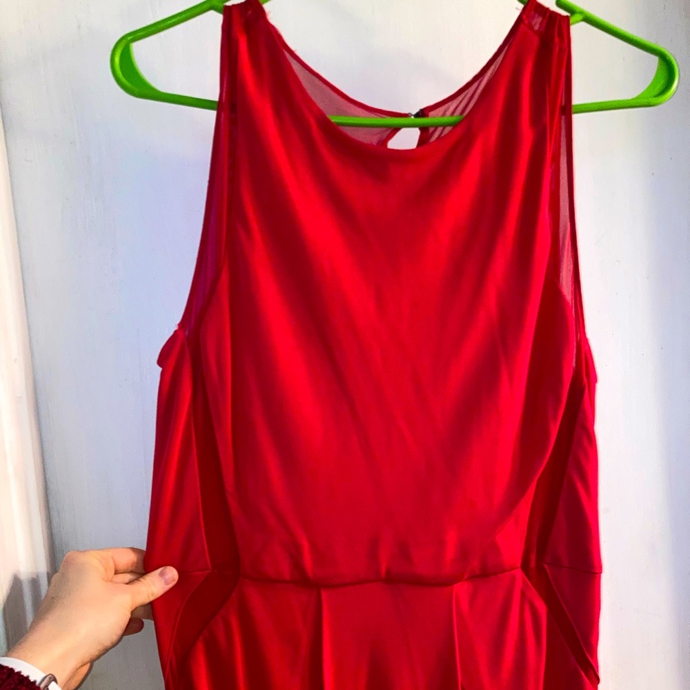 Abs Size M Red Maxi Event Dress - image 4